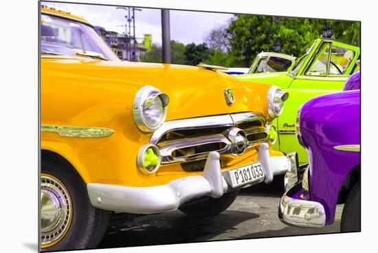 Cuba Fuerte Collection - Havana Vintage Classic Cars III-Philippe Hugonnard-Mounted Photographic Print