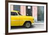 Cuba Fuerte Collection - Havana Yellow Car-Philippe Hugonnard-Framed Photographic Print