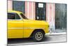 Cuba Fuerte Collection - Havana Yellow Car-Philippe Hugonnard-Mounted Photographic Print