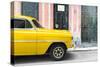 Cuba Fuerte Collection - Havana Yellow Car-Philippe Hugonnard-Stretched Canvas