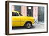 Cuba Fuerte Collection - Havana Yellow Car-Philippe Hugonnard-Framed Photographic Print