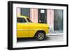 Cuba Fuerte Collection - Havana Yellow Car-Philippe Hugonnard-Framed Photographic Print