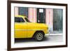 Cuba Fuerte Collection - Havana Yellow Car-Philippe Hugonnard-Framed Photographic Print