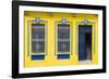 Cuba Fuerte Collection - Havana Yellow Façade-Philippe Hugonnard-Framed Photographic Print