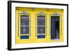 Cuba Fuerte Collection - Havana Yellow Façade-Philippe Hugonnard-Framed Photographic Print