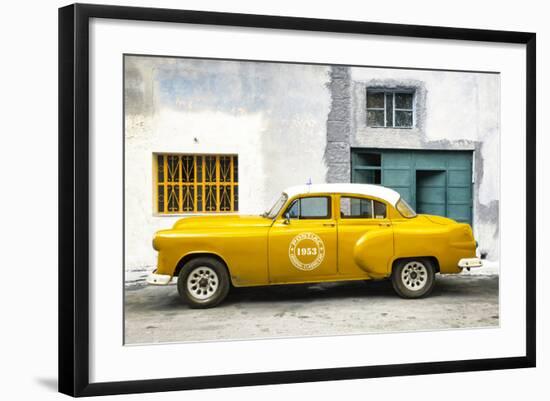 Cuba Fuerte Collection - Honey Pontiac 1953 Original Classic Car-Philippe Hugonnard-Framed Photographic Print