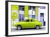 Cuba Fuerte Collection - Lime Green Classic American Car-Philippe Hugonnard-Framed Photographic Print