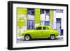 Cuba Fuerte Collection - Lime Green Classic American Car-Philippe Hugonnard-Framed Photographic Print