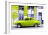 Cuba Fuerte Collection - Lime Green Classic American Car-Philippe Hugonnard-Framed Photographic Print