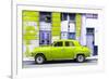 Cuba Fuerte Collection - Lime Green Classic American Car-Philippe Hugonnard-Framed Photographic Print