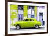 Cuba Fuerte Collection - Lime Green Classic American Car-Philippe Hugonnard-Framed Photographic Print