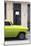 Cuba Fuerte Collection - Lime Green Classic Car-Philippe Hugonnard-Mounted Photographic Print