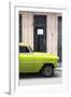 Cuba Fuerte Collection - Lime Green Classic Car-Philippe Hugonnard-Framed Photographic Print