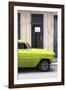 Cuba Fuerte Collection - Lime Green Classic Car-Philippe Hugonnard-Framed Photographic Print