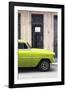 Cuba Fuerte Collection - Lime Green Classic Car-Philippe Hugonnard-Framed Photographic Print