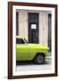 Cuba Fuerte Collection - Lime Green Classic Car-Philippe Hugonnard-Framed Photographic Print