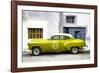 Cuba Fuerte Collection - Lime Green Pontiac 1953 Original Classic Car-Philippe Hugonnard-Framed Photographic Print