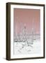 Cuba Fuerte Collection - Ocean Wild Nature III - Pastel Coral-Philippe Hugonnard-Framed Photographic Print