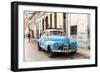 Cuba Fuerte Collection - Old Blue Chevrolet in Havana-Philippe Hugonnard-Framed Photographic Print