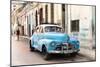 Cuba Fuerte Collection - Old Blue Chevrolet in Havana-Philippe Hugonnard-Mounted Photographic Print