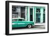 Cuba Fuerte Collection - Old Classic American Green Car-Philippe Hugonnard-Framed Photographic Print