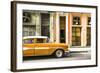 Cuba Fuerte Collection - Old Classic American Orange Car-Philippe Hugonnard-Framed Photographic Print