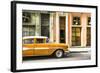 Cuba Fuerte Collection - Old Classic American Orange Car-Philippe Hugonnard-Framed Photographic Print