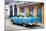 Cuba Fuerte Collection - Old Cuban Blue Car-Philippe Hugonnard-Mounted Photographic Print