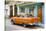 Cuba Fuerte Collection - Old Cuban Orange Car-Philippe Hugonnard-Stretched Canvas