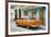 Cuba Fuerte Collection - Old Cuban Orange Car-Philippe Hugonnard-Framed Photographic Print