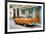 Cuba Fuerte Collection - Old Cuban Orange Car-Philippe Hugonnard-Framed Photographic Print