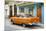 Cuba Fuerte Collection - Old Cuban Orange Car-Philippe Hugonnard-Mounted Photographic Print