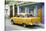 Cuba Fuerte Collection - Old Cuban Yellow Car-Philippe Hugonnard-Stretched Canvas