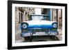 Cuba Fuerte Collection - Old Ford Blue Car-Philippe Hugonnard-Framed Photographic Print