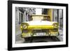 Cuba Fuerte Collection - Old Ford Yellow Car-Philippe Hugonnard-Framed Photographic Print