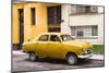 Cuba Fuerte Collection - Old Orange Car in the Streets of Havana-Philippe Hugonnard-Mounted Photographic Print