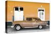 Cuba Fuerte Collection - Old Orange Car-Philippe Hugonnard-Stretched Canvas