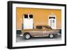 Cuba Fuerte Collection - Old Orange Car-Philippe Hugonnard-Framed Photographic Print