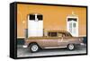 Cuba Fuerte Collection - Old Orange Car-Philippe Hugonnard-Framed Stretched Canvas