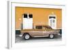 Cuba Fuerte Collection - Old Orange Car-Philippe Hugonnard-Framed Photographic Print