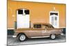 Cuba Fuerte Collection - Old Orange Car-Philippe Hugonnard-Mounted Photographic Print