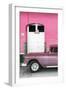 Cuba Fuerte Collection - Old Pink Car II-Philippe Hugonnard-Framed Photographic Print