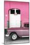 Cuba Fuerte Collection - Old Pink Car II-Philippe Hugonnard-Mounted Photographic Print