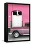Cuba Fuerte Collection - Old Pink Car II-Philippe Hugonnard-Framed Stretched Canvas