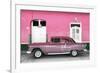 Cuba Fuerte Collection - Old Pink Car-Philippe Hugonnard-Framed Photographic Print