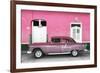 Cuba Fuerte Collection - Old Pink Car-Philippe Hugonnard-Framed Photographic Print