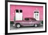 Cuba Fuerte Collection - Old Pink Car-Philippe Hugonnard-Framed Photographic Print