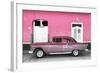 Cuba Fuerte Collection - Old Pink Car-Philippe Hugonnard-Framed Photographic Print