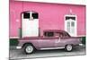 Cuba Fuerte Collection - Old Pink Car-Philippe Hugonnard-Mounted Photographic Print