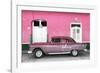 Cuba Fuerte Collection - Old Pink Car-Philippe Hugonnard-Framed Photographic Print